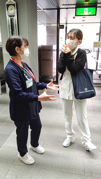 筒井先生と学生